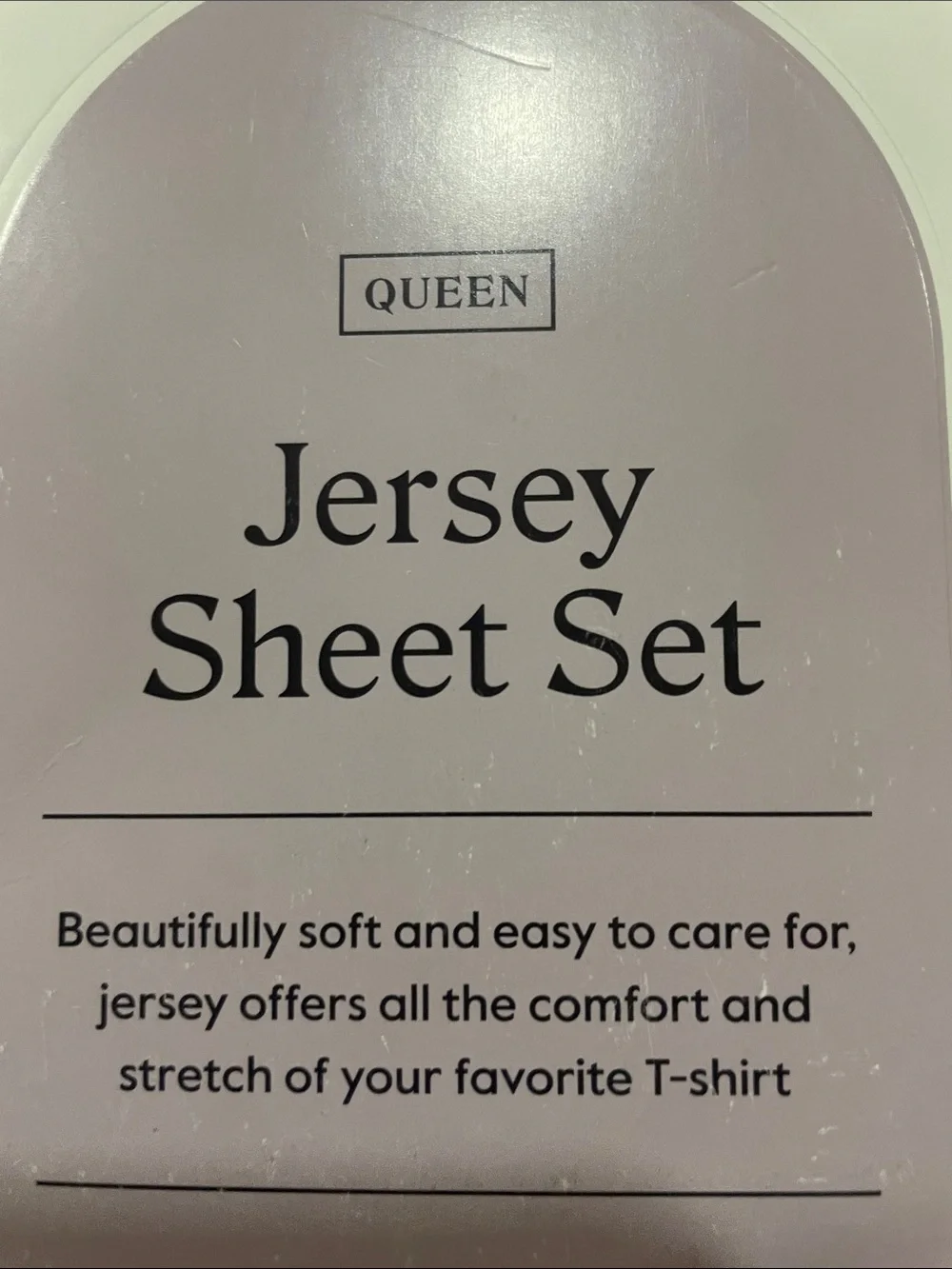 Threshold Jersey Sheet Set in White